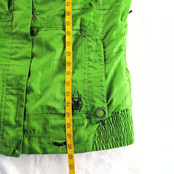 Spyder Thinsulate Ski Snowboard Coat Vented Sides Green Adult Size XL - Picture 11 of 15